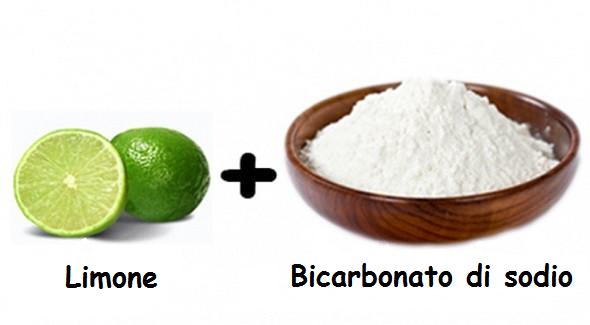 limone e bicarbonato